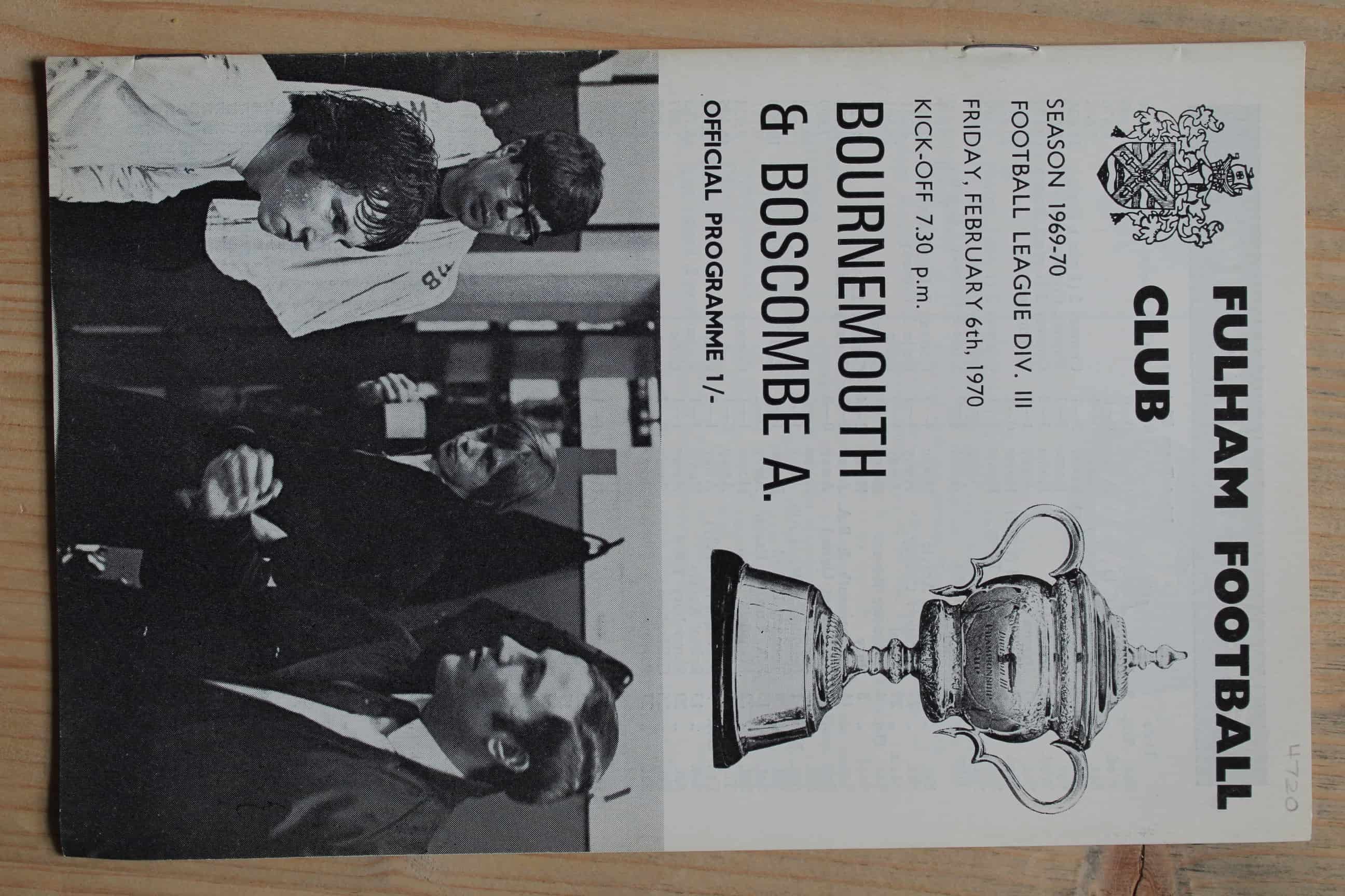 Fulham FC v Bournemouth & Boscombe